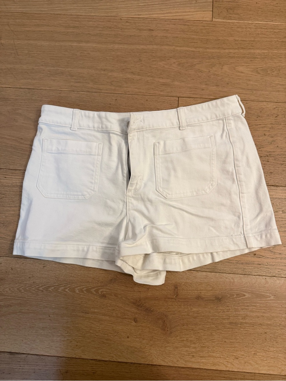 J. Crew White Denim Shorts